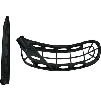 Florbalová čepel FATPIPE Jab medium PE Metallic Black R - Pravá ruka dole/Černá/středně tvrdá - medium (PE)