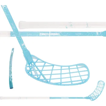 Florbalová hůl ZONE Stick Harder Air Iceshaft 29 Ice Blue 92 cm R - 92 (103) cm/Pravá ruka dole