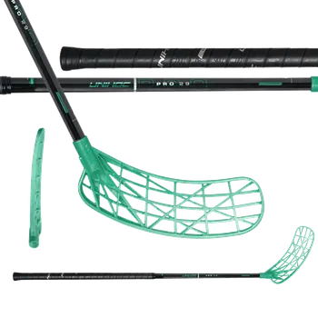 Florbalová hůl UNIHOC Stick Evolite Pro FL 29 Black/Turquoise Classic 100 cm L - 100 (111) cm/Levá ruka dole