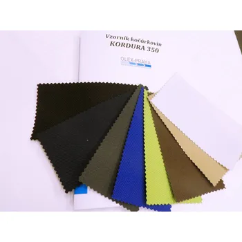 vzorník barev Vzorník KORDURA 350 Uni barvy