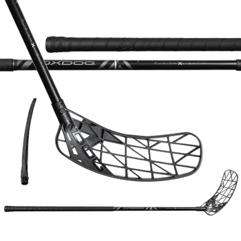 Florbalová hůl OXDOG Fusion Xlight 27 BR 103 Round Optilight MB L - 103 (114) cm/Levá ruka dole