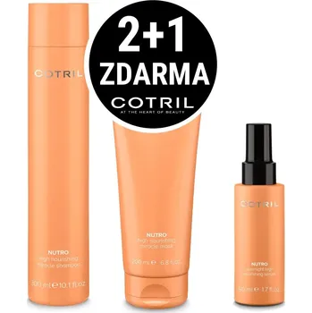 Kosmetická sada 2+1 Zdarma! Cotril Nutro kosmetická sada pro suché vlasy (+ Dárek Cotril Nutro ultra vyživující noční sérum pro suché vlasy 50 ml)