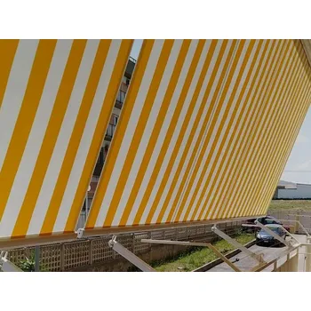 TENDA SOLE TAORMINA 220 (211 žluté pruhy)-200cm / METRÁŽ NA MÍRU