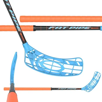 Florbalová hůl FATPIPE Core 34 Jai-alai Spooky Baby Blue 70 cm R - 70 (81) cm/Pravá ruka dole