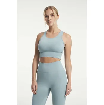 TENSON Seamless Top Women Stone Blue M - M