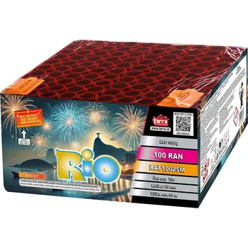 Zábavní pyrotechnika Ohňostroj - BATERIE VÝMETNIC RIO 100 RAN 2/1