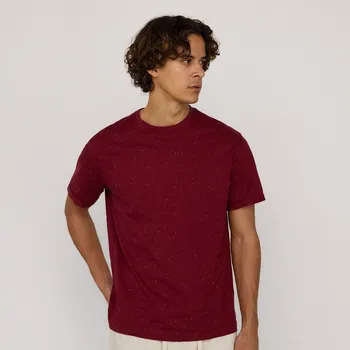 Pánské tričko Reserved - Tričko comfort fit - hnědá - 251FP-88X - 251FP-88X-L