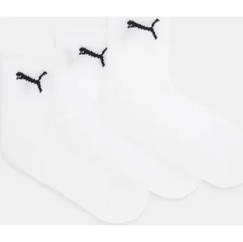 Pánské ponožky Ponožky Puma Short Crew (3-pack) 906110 90611004 bílá 00X, vel. 43/46