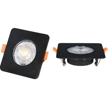 Ecolite LED-YL202/7W/CCT/CR vestavné čtvercové stropní svítidlo Kent ČERNÉ