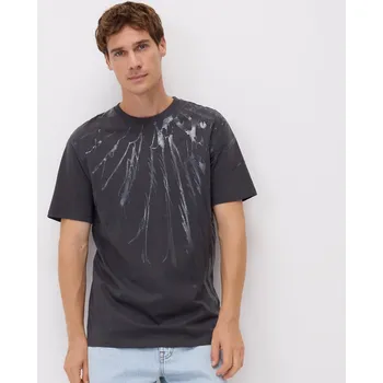 Reserved - Tričko comfort s potiskem - tmavě šedá - 268FP-90X - 268FP-90X-XXL