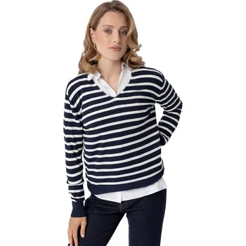 Pánský svetr Dámský svetr VOLCANO-S-TOLA-600-NAVY Modrá M