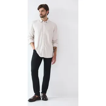 Pánská košile Košile Medicine pánská, béžová barva, regular, s klasickým límcem RW25-KDM600 08X, vel. L