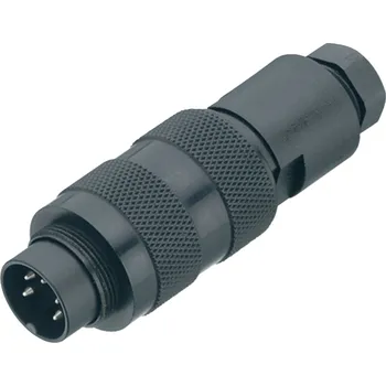 Elektrický konektor Binder 09 0105 25 03 Kabelový konektor M16, kontakty: 3 (03-a), 4,0-6,0 mm, nestíněný, pájený, IP67