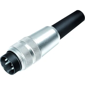 Elektrický konektor Binder 09 0321 00 06 Kabelový konektor M16, kontakty: 6 (06-a), 3,0-6,0 mm, nestíněný, pájený, IP40