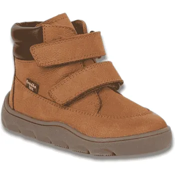Dětská sportovní obuv FRODDO Zeru Tex dětské Barefoot kotníkové boty s membránou froddo tex, Cognac G2110150-5 Velikost: 21