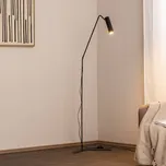 Euluna Stojací lampa Eye Super s pohyblivou hlavou, černá černý 1 x 35 W - Doprava zdarma