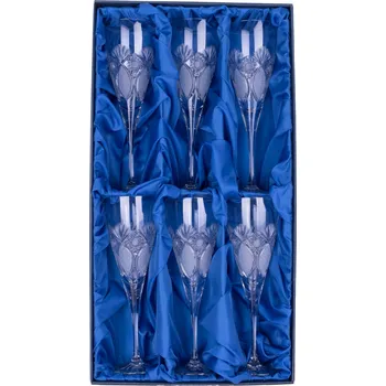 Sklenice ONTE CRYSTAL Broušené sklenice na červené víno 310ml, Exclusive Počet sklenic v balení: 6 sklenic v dárkové sadě