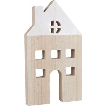 Vánoce Anděl Přerov, s.ro. Dům s komínem dřevěný na postavení 9 x 16,5 cm