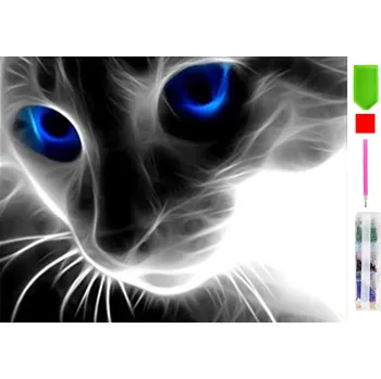Real Home Diamantové vyšívání - vzor kočička 5D 87
