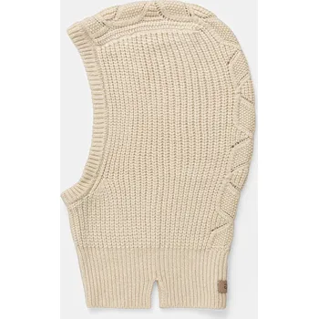 Čepice Kapuce z vlněné směsi UGG CABLE, ONE SIZE, béžová, 01X