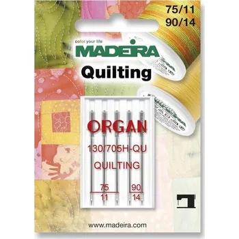 Jehly Madeira 130/705H QUILTING (3x75/11, 2x90/14)