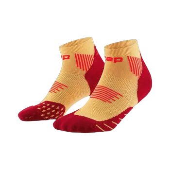 Běžecké oblečení CEP Kotníkové ponožky 5.0 Marigold/Burgundy dámské IV 40-43 - 40-43