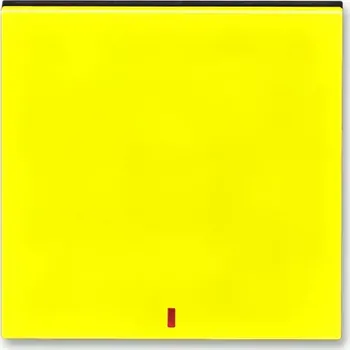 vypínač Kryt spínače dvojpólového, 3559H-A00655 64, ABB, Levit®, žlutá / kouřová černá (ABB, Levit®, žlutá / kouřová černá)