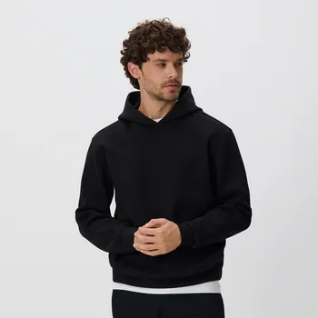 Pánská mikina Reserved - Regular mikina s kapucí - černý - 8086H-99X - 8086H-99X-M