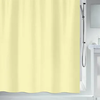 Sprchový závěs Spirella sprchový závěs PRIMO, světle žlutý, 180 x 200 cm, polyester