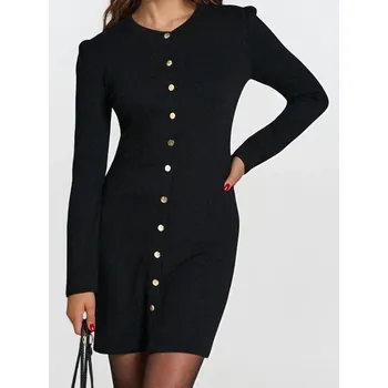 Dámské šaty Sinsay - Pletené mini šaty - černá - 840AL-99X - 840AL-99X-S