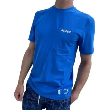 Pánské triko Guess U1GA22 modré modrá S