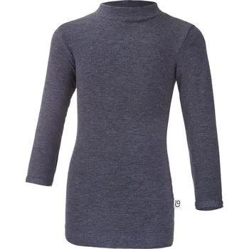 Dětské tričko Little Angel smyk se stojáčkem DR Outlast® - tm. šedý melír velikost 104