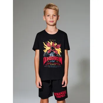 Chlapecké pyžamo Sinsay - Dvoudílné pyžamo Stranger Things - černá - 291EV-99X - 291EV-99X-170