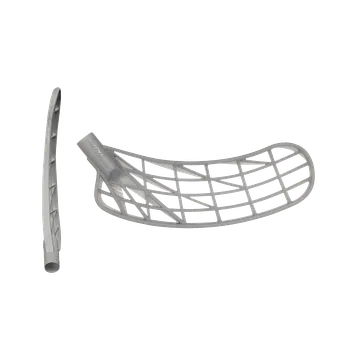 Florbalová čepel UNIHOC Unilite Titan hard PP Ice Grey L - Levá ruka dole/Šedá/tvrdá - Titan (PP-H)