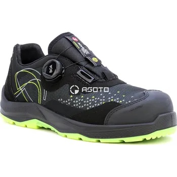 Pracovní obuv SIXTON Neon BOA S1P ESD černá pánská pracovní obuv 43