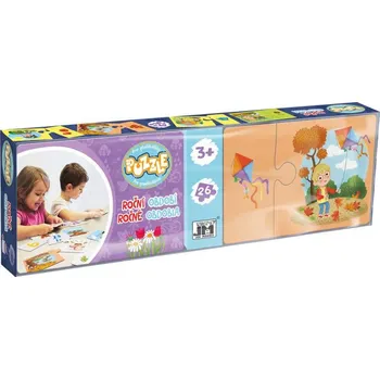 Puzzle Jiri Models Puzzle naučné Roční období pro předškoláky 26 dílků