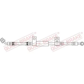 Brzdová hadice Quick Brake Brzdová hadice QB 58.821