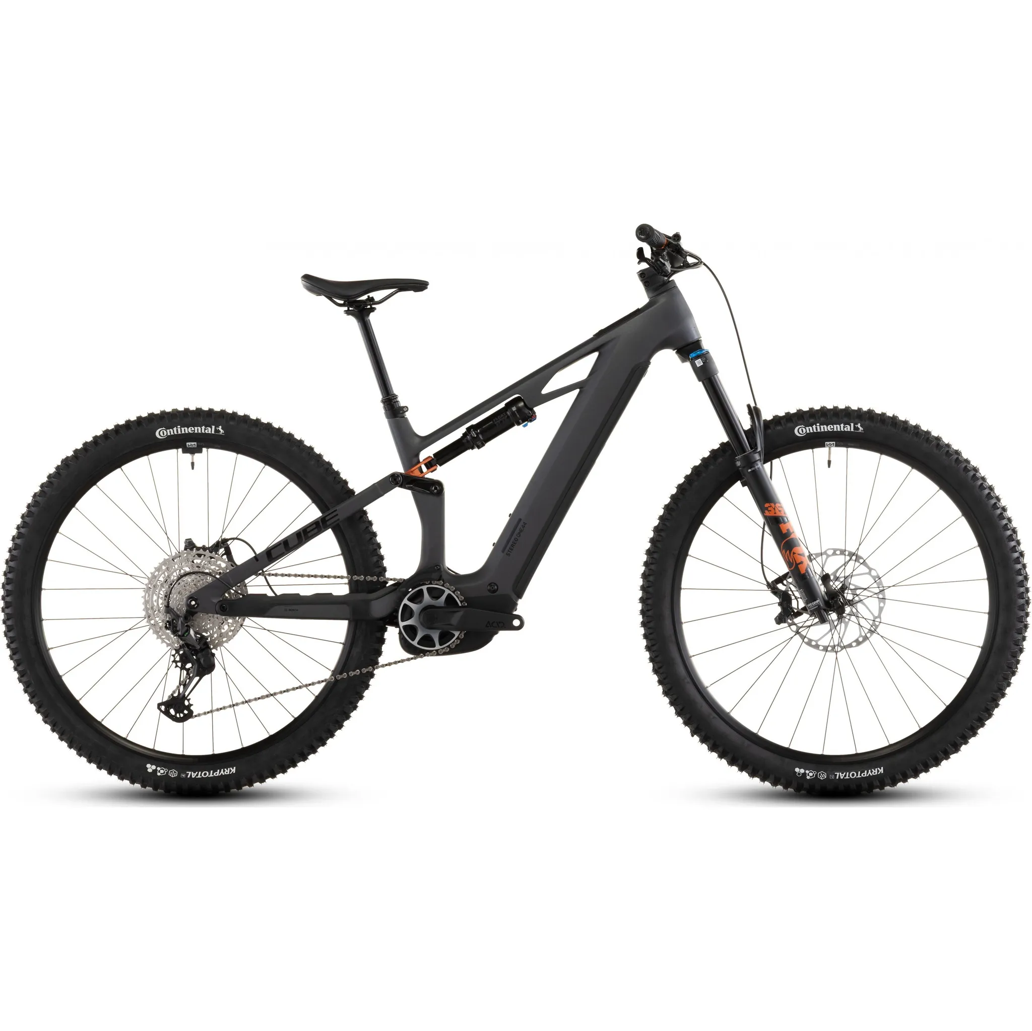 Fotografie 1 - Elektrokolo Cube Stereo Hybrid ONE44 HPC SLX 800 Wh 29" Slabgrey´n´Orange 2026 L