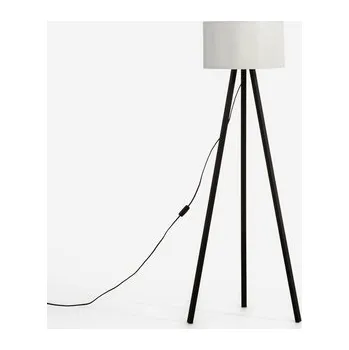 Stojací lampa Černobílá stativová stojací lampa PIKO