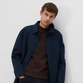 Pánská mikina Reserved - Mikina se stojáčkem - hnědá - 8067H-83X - 8067H-83X-L