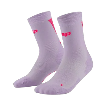 Běžecké oblečení CEP Vysoké ponožky Ultralight 4.0 Lilac/Pink dámské III 37-40 - 37-40