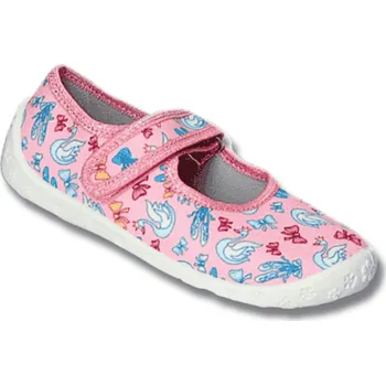 Dívčí bačkory RAWEKS Dorotka D15 dívčí bačkory balerínky, Labuť Velikost: 34