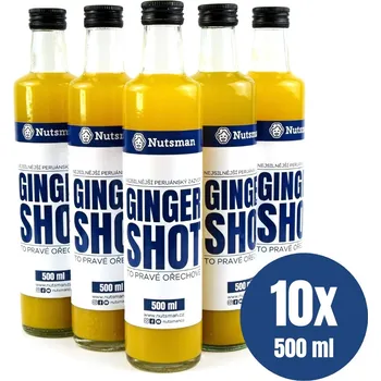 Čokoláda NUTSMAN Ginger Shot 10x500 ml