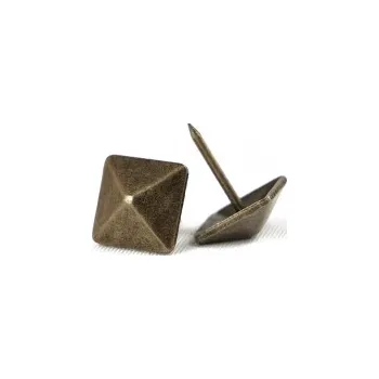 Hřebík Ozdobný hřebík mosazný kosočtvercový 12 mm 50 ks