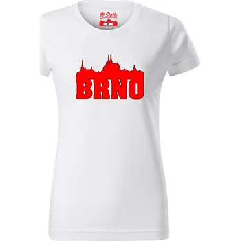 Dámské tričko Dámské tričko - Silueta Brna S Bílá