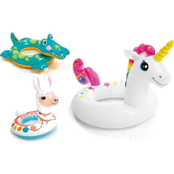 Nafukovací kruh Teddies Intex kruh nafukovací tvar zvířátko 71-107cm 3-6let