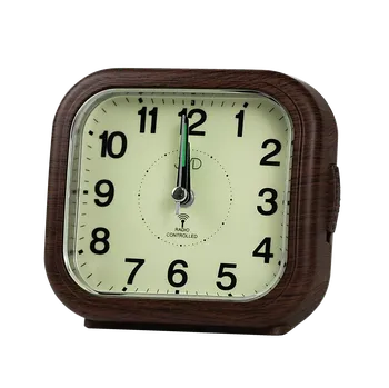 Budík JVD Ručkový analogový rádiem řízený budík JVD RB1603.1 s luminiscenčním displejem