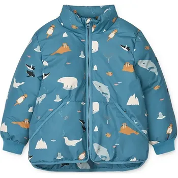 Chlapecká bunda Dětská bunda Liewood Brantley Jacket LW20056.9BYA modrá 55X, vel. 92