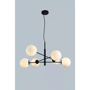 Designový lustr Oviedo 6 černé/Bk