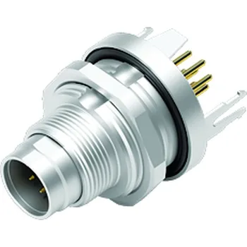 Elektrická zásuvka Binder 09 0427 30 08 Konektor M9 pro montáž na panel, kontakty: 8, stíněný, THT, IP67, upevnění zepředu